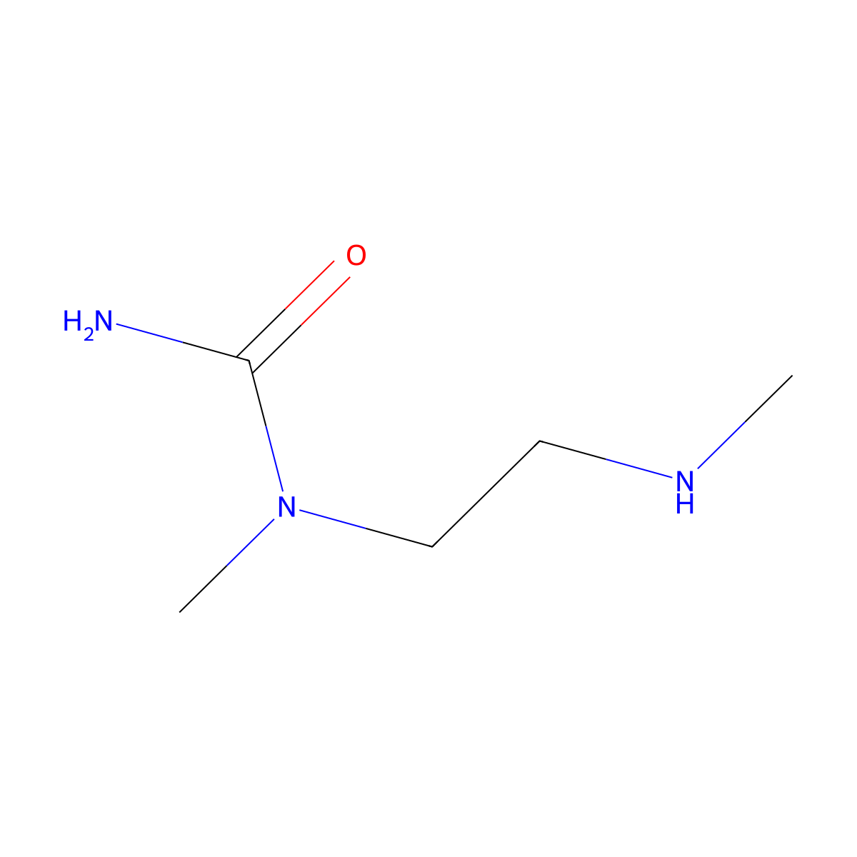 1-Methyl-1-[2-(methylamino)ethyl]urea molecular structure, CAS 1339065-63-2
