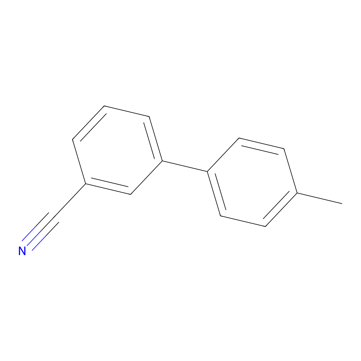 3-(4-Methylphenyl)benzonitrile molecular structure, CAS 133909-96-3