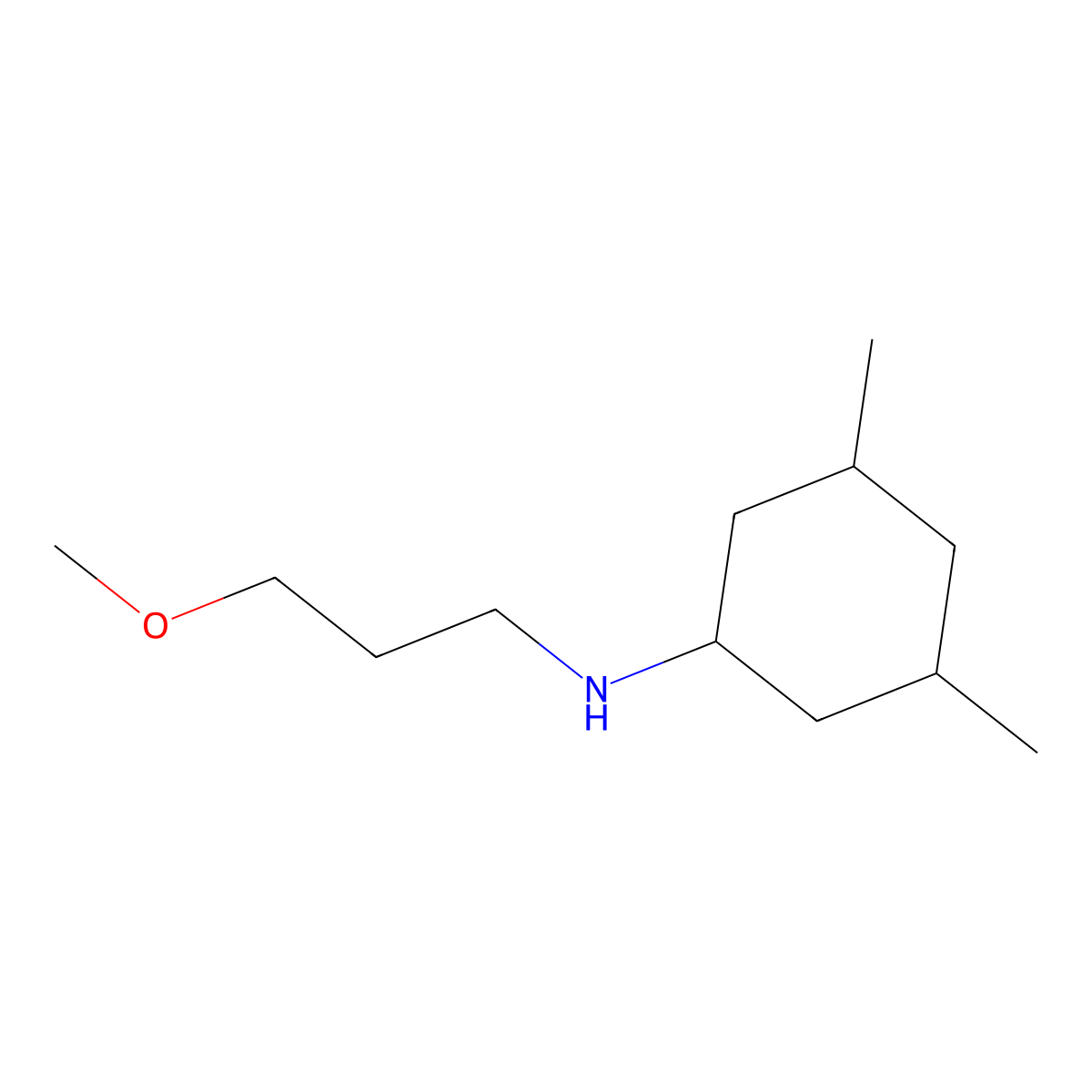 N-(3-methoxypropyl)-3,5-dimethylcyclohexan-1-amine molecular structure, CAS 1339093-03-6