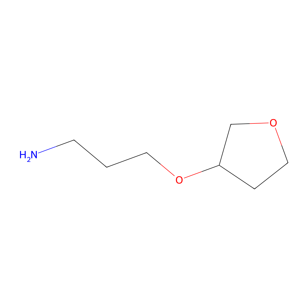 3-(3-Aminopropoxy)oxolane molecular structure, CAS 1339095-68-9