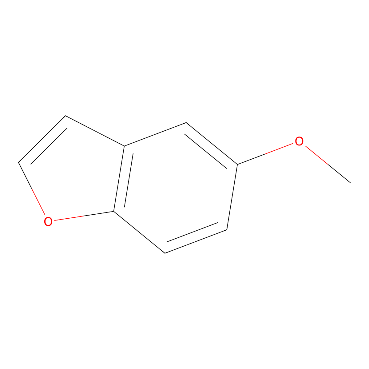 5-Methoxybenzofuran molecular structure, CAS 13391-28-1
