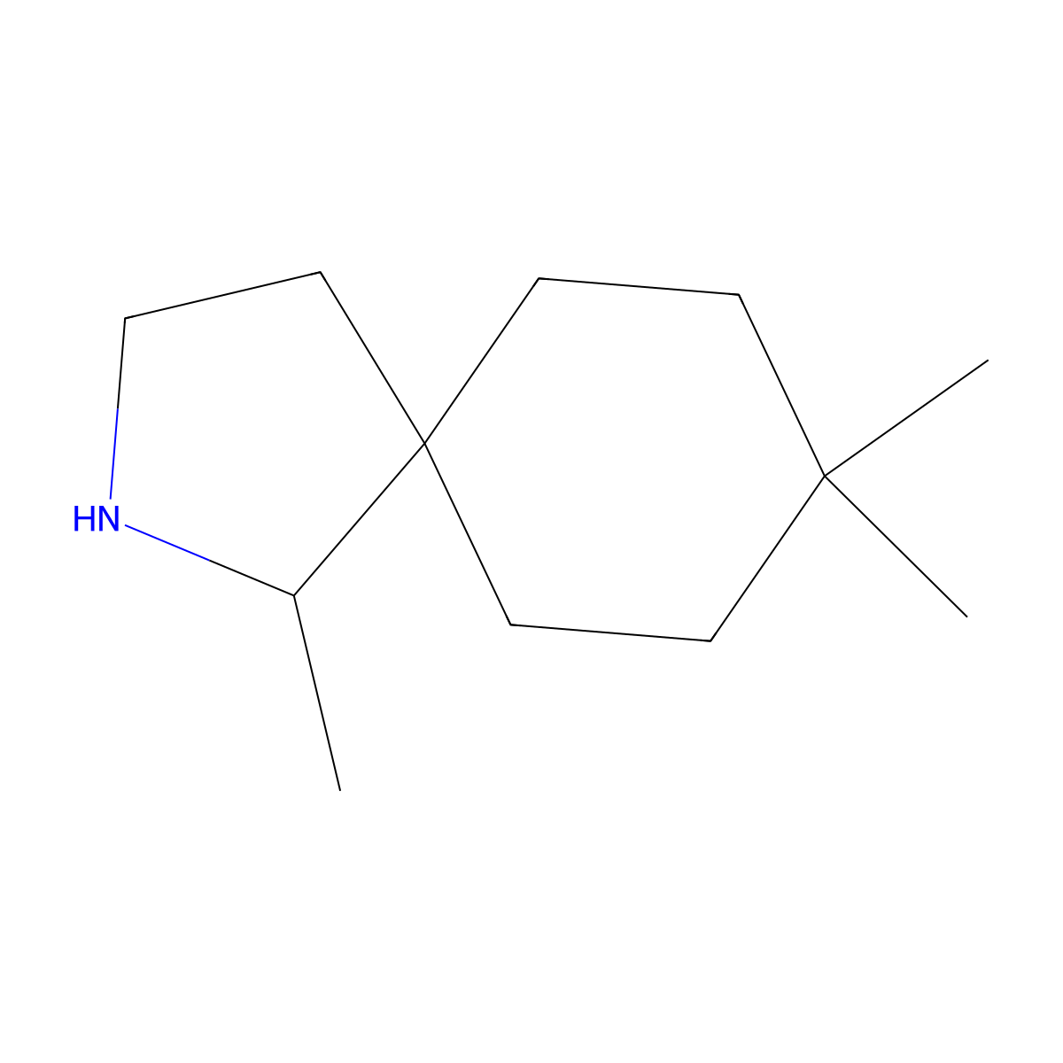 1,8,8-Trimethyl-2-azaspiro[4.5]decane molecular structure, CAS 1339108-66-5