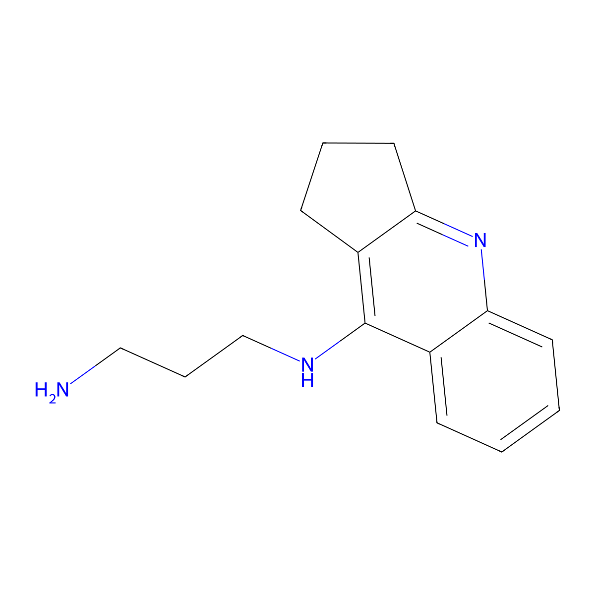 N-(2,3-Dihydro-1H-cyclopenta[b]quinolin-9-yl)propane-1,3-diamine molecular structure, CAS 1339111-01-1