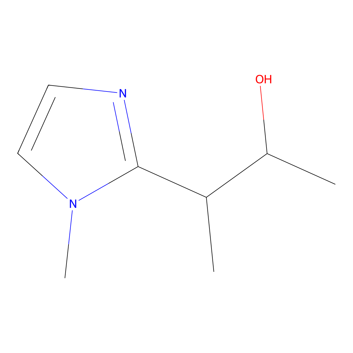 3-(1-methyl-1H-imidazol-2-yl)butan-2-ol molecular structure, CAS 1339122-25-6