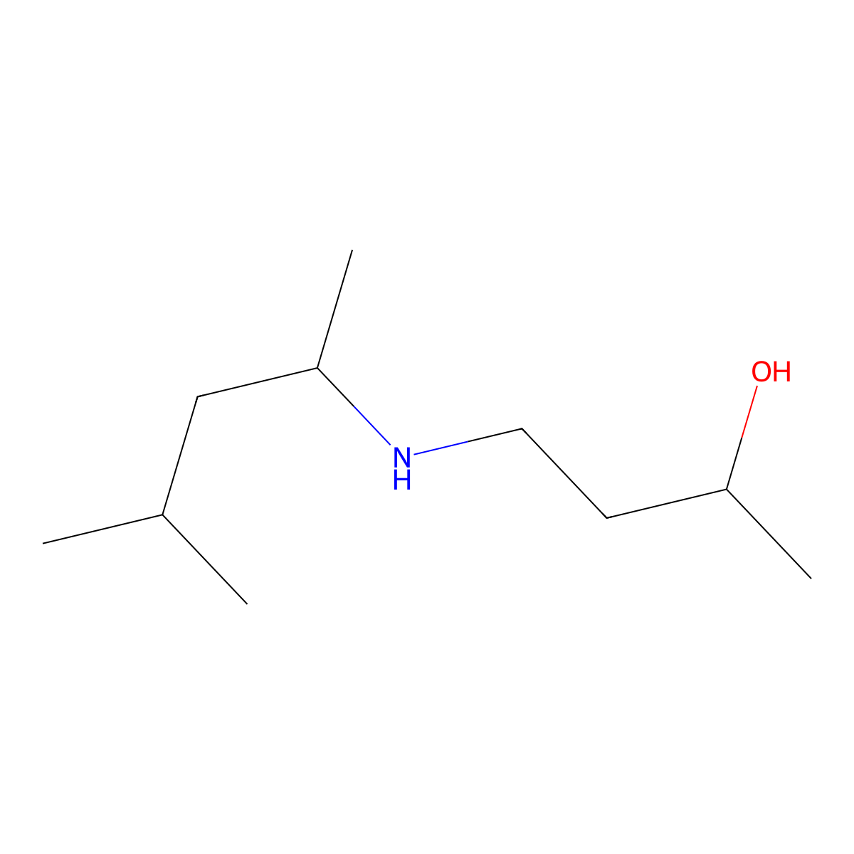 4-[(4-Methylpentan-2-yl)amino]butan-2-ol molecular structure, CAS 1339136-16-1