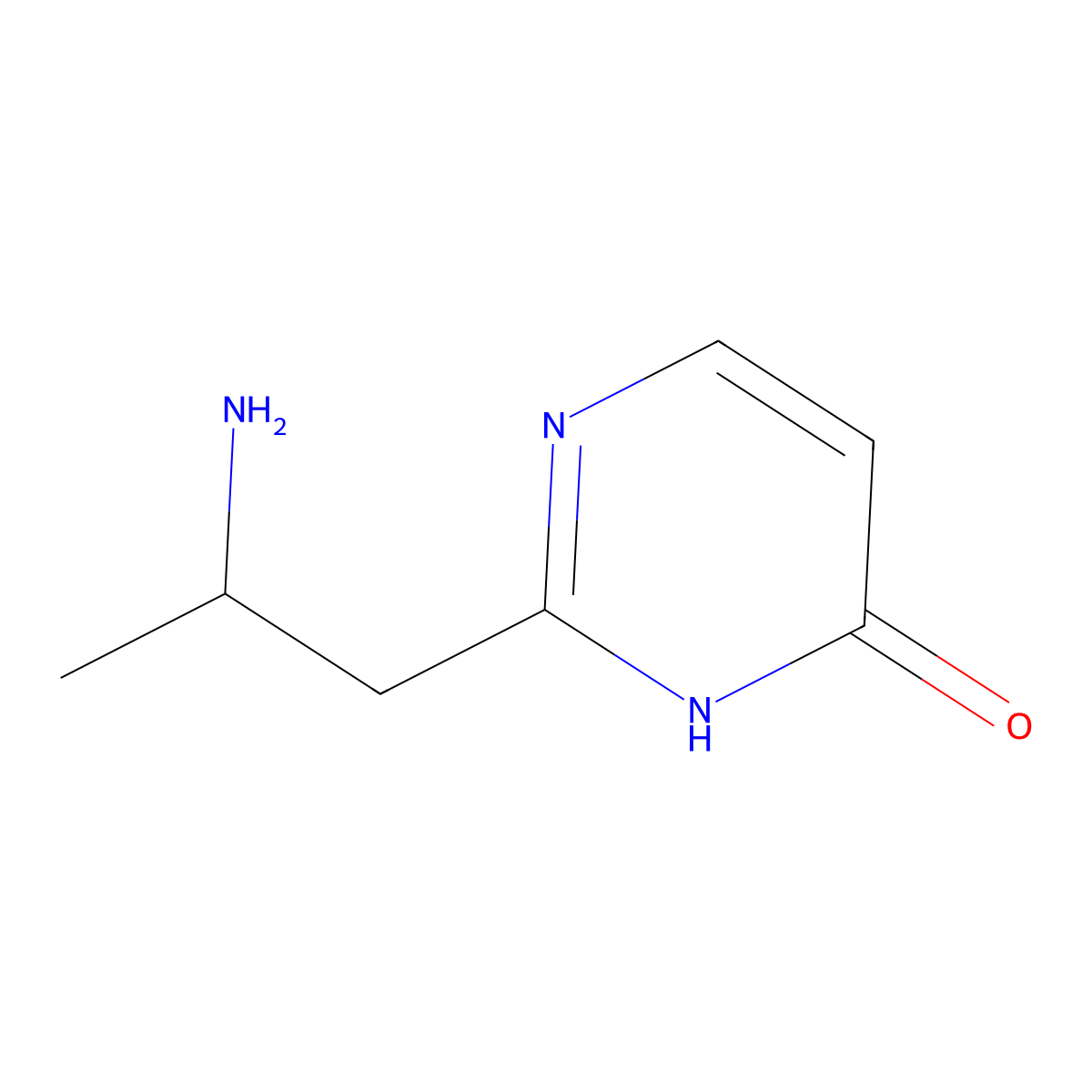 2-(2-Aminopropyl)pyrimidin-4-ol molecular structure, CAS 1339140-80-5