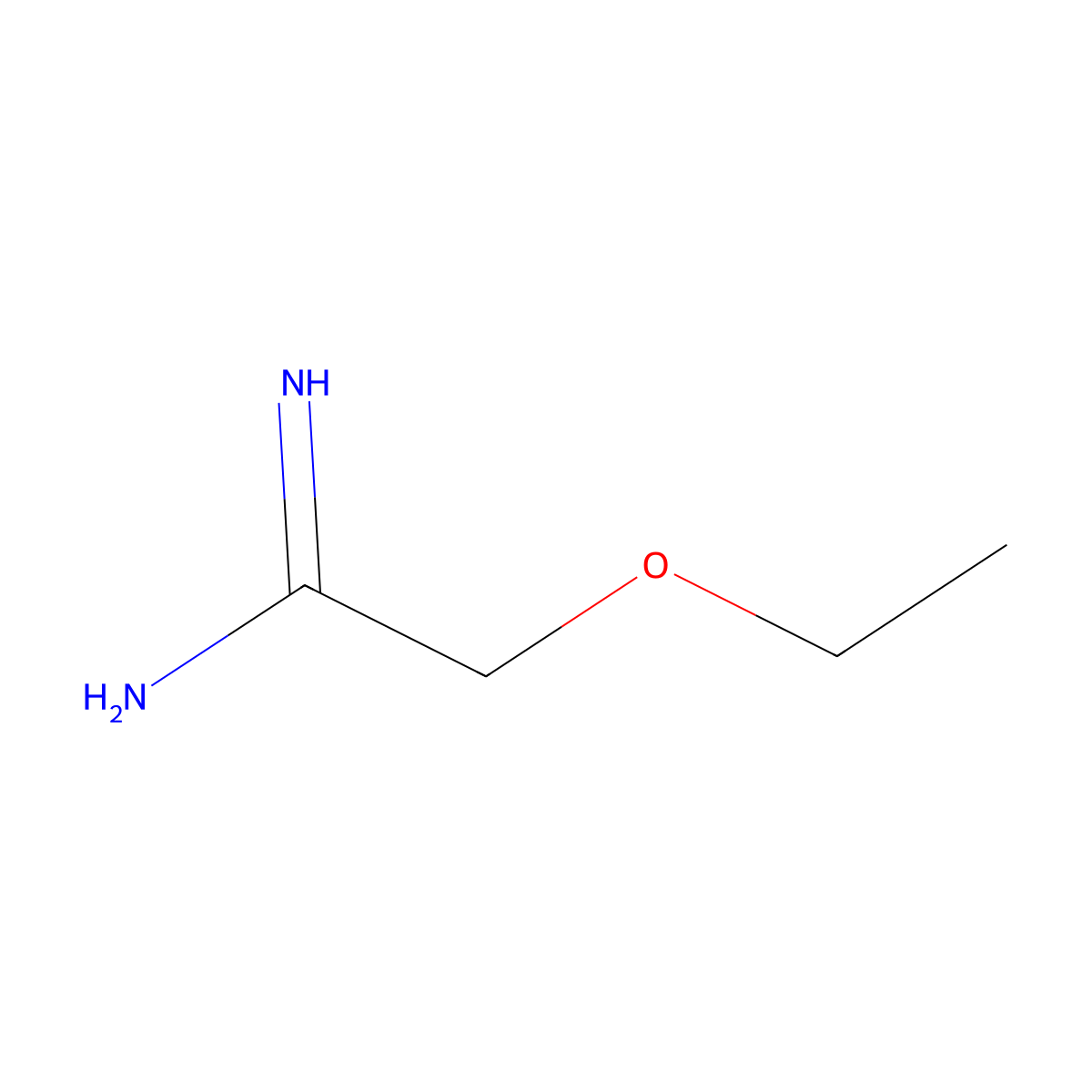 2-Ethoxyethanimidamide molecular structure, CAS 133915-12-5