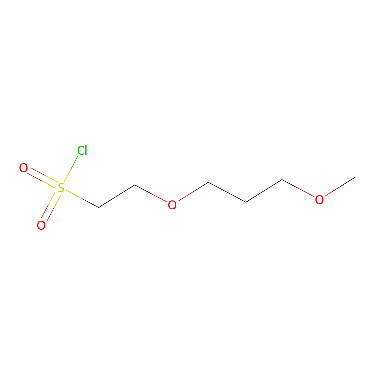 2-(3-Methoxypropoxy)ethane-1-sulfonyl chloride molecular structure, CAS 1339155-90-6