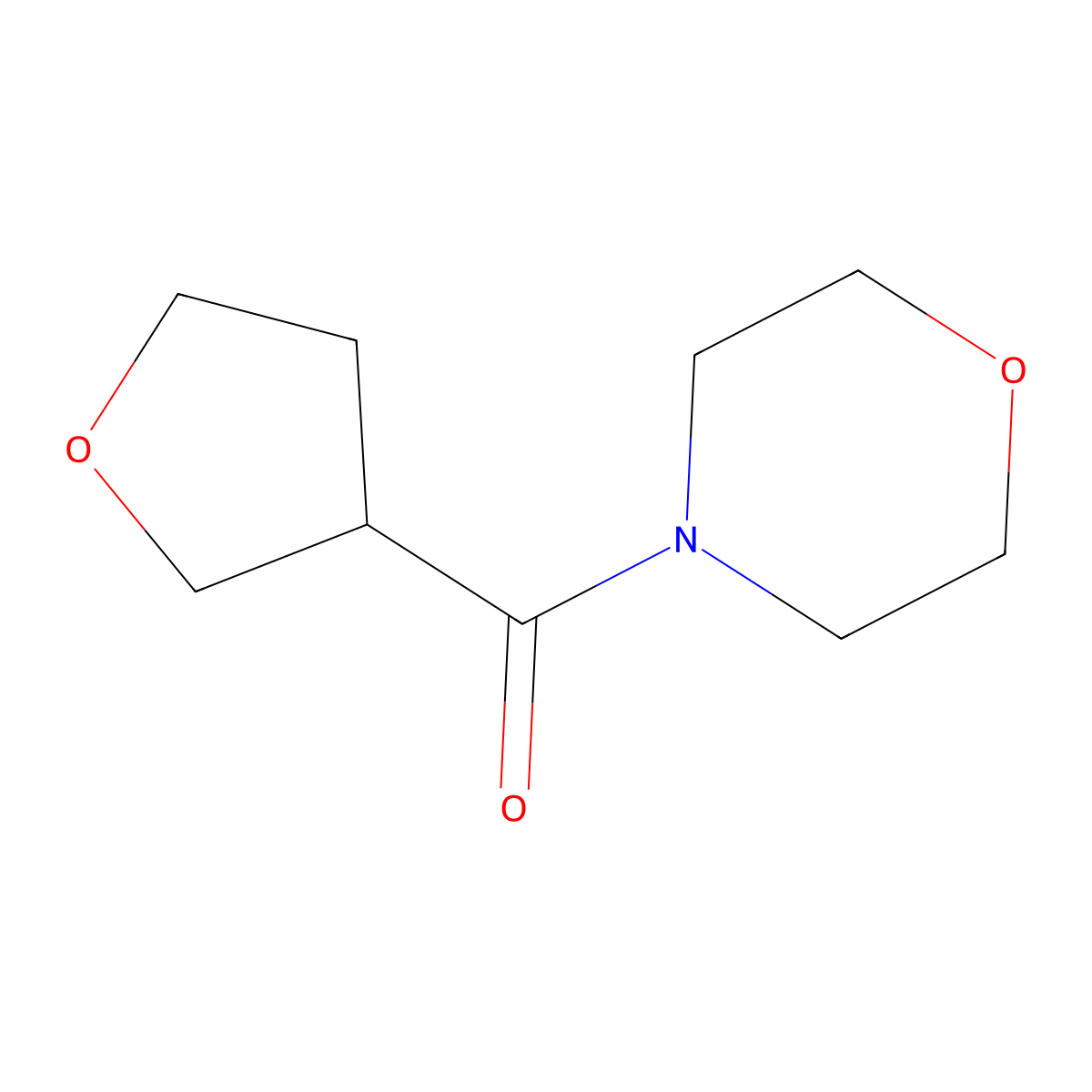 Morpholino(tetrahydrofuran-3-yl)methanone molecular structure, CAS 1339160-67-6