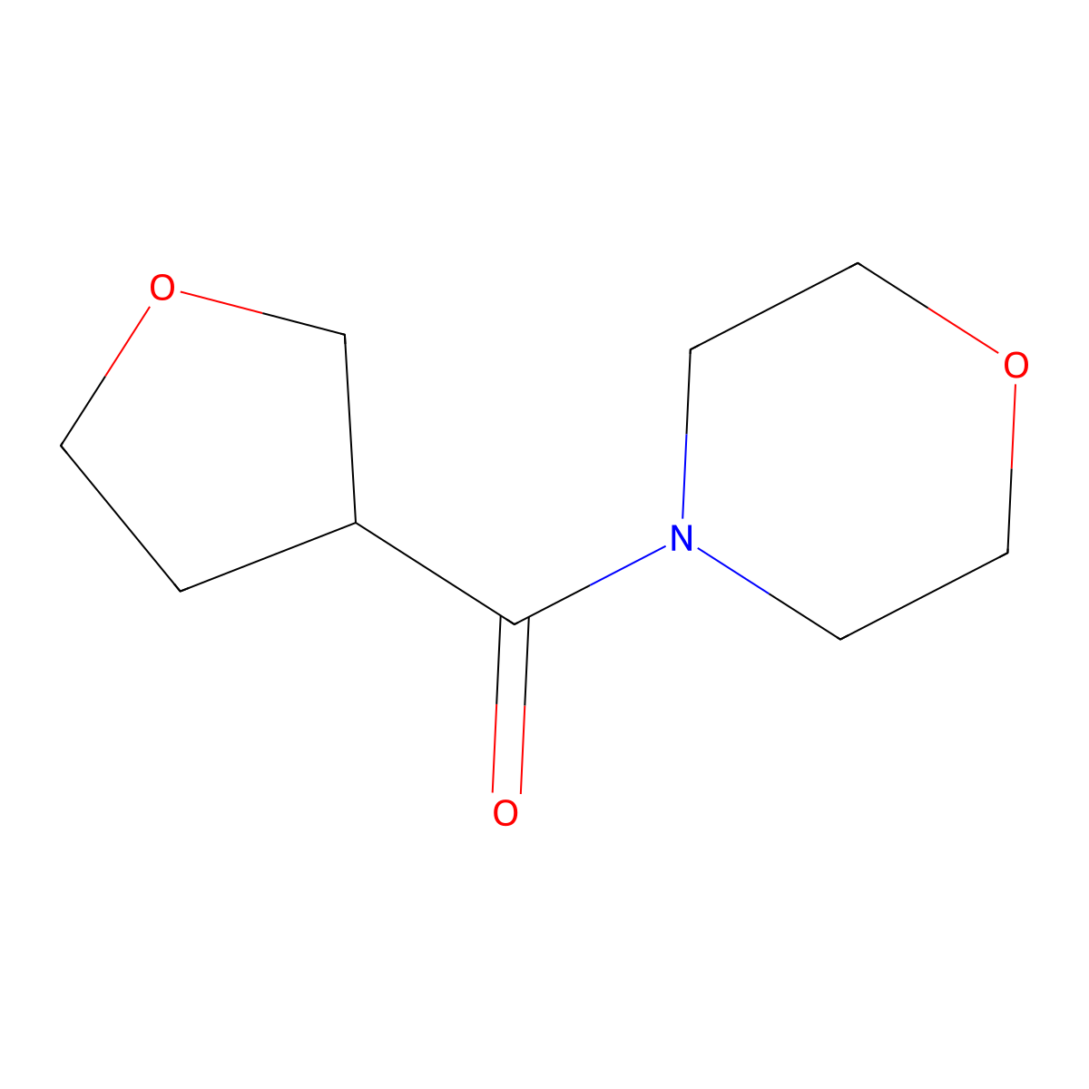 Morpholino(tetrahydrofuran-3-yl)methanone molecular structure, CAS 1339160-67-6