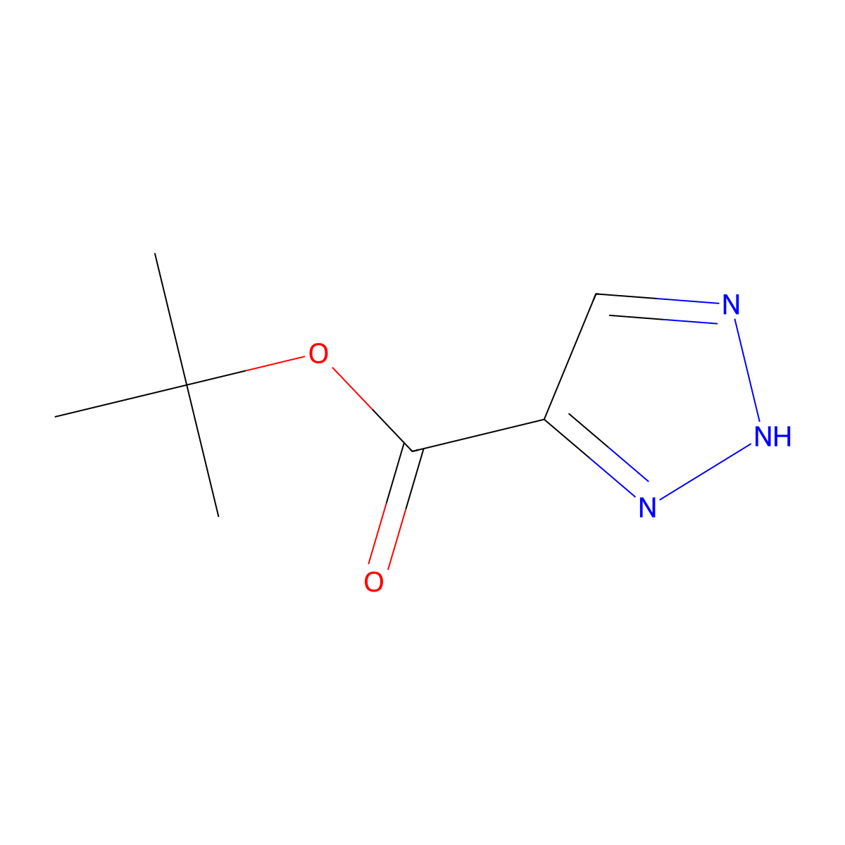 tert-butyl 1H-1,2,3-triazole-4-carboxylate molecular structure, CAS 1339168-65-8
