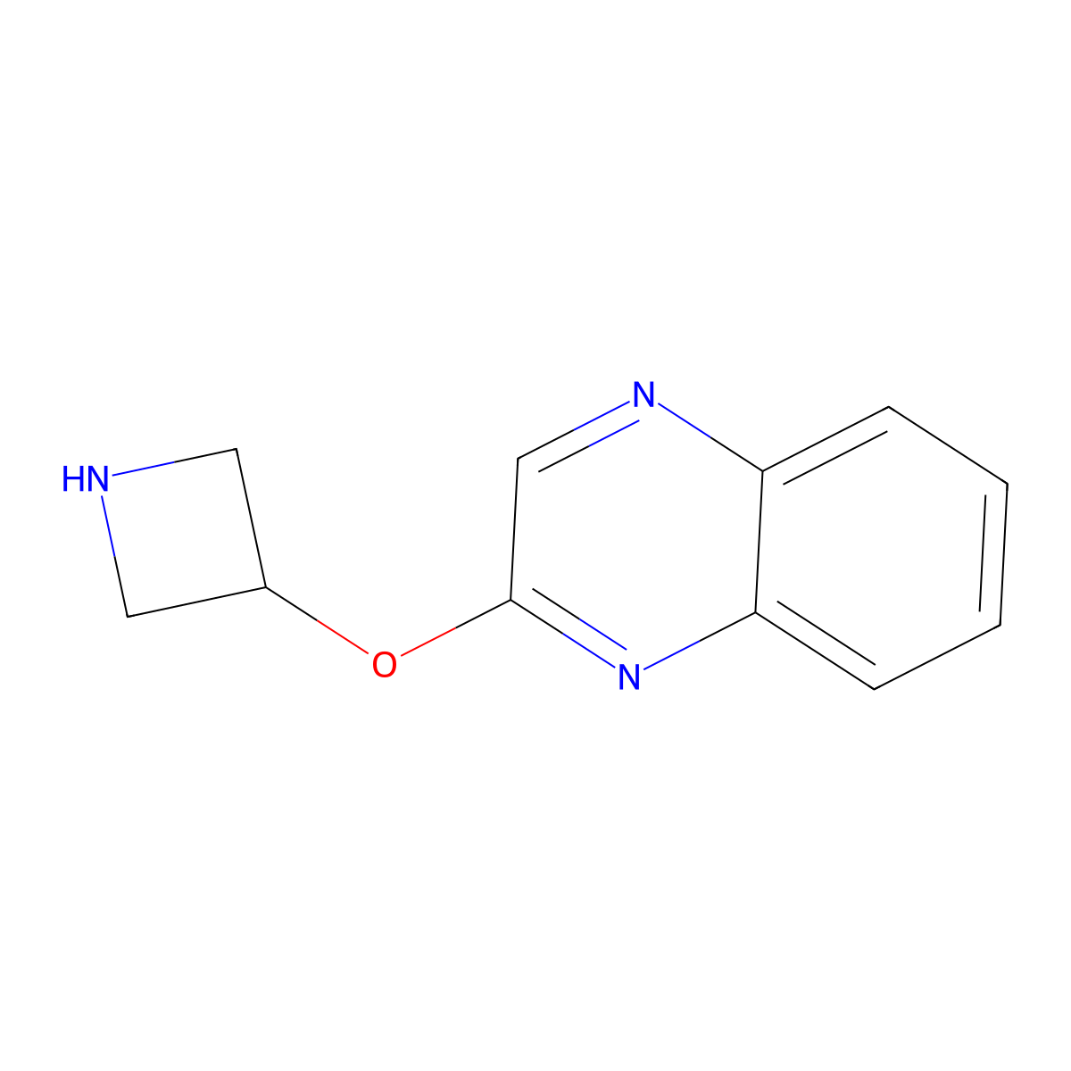 2-(Azetidin-3-yloxy)quinoxaline molecular structure, CAS 1339170-25-0