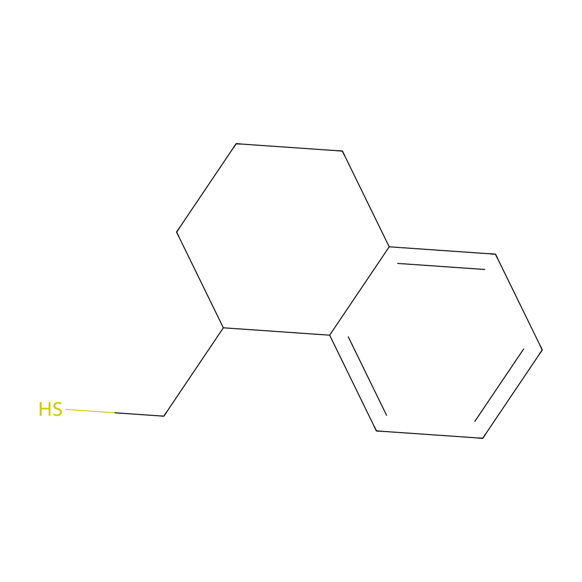 (1,2,3,4-Tetrahydronaphthalen-1-yl)methanethiol molecular structure, CAS 1339181-29-1