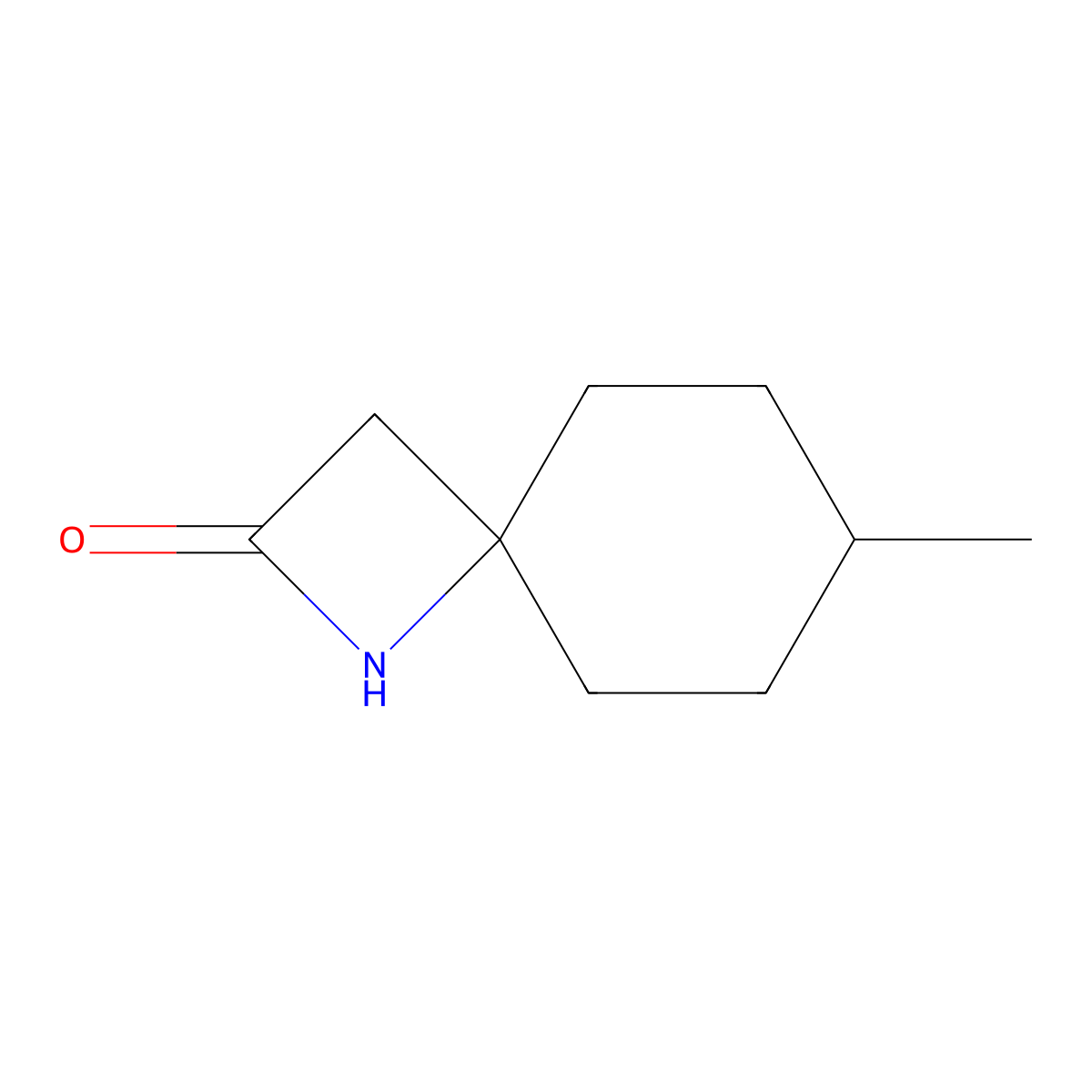 7-Methyl-1-azaspiro(3.5)nonan-2-one molecular structure, CAS 1339184-40-5