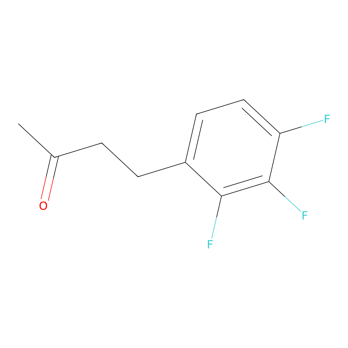 4-(2,3,4-Trifluorophenyl)butan-2-one molecular structure, CAS 1339205-40-1