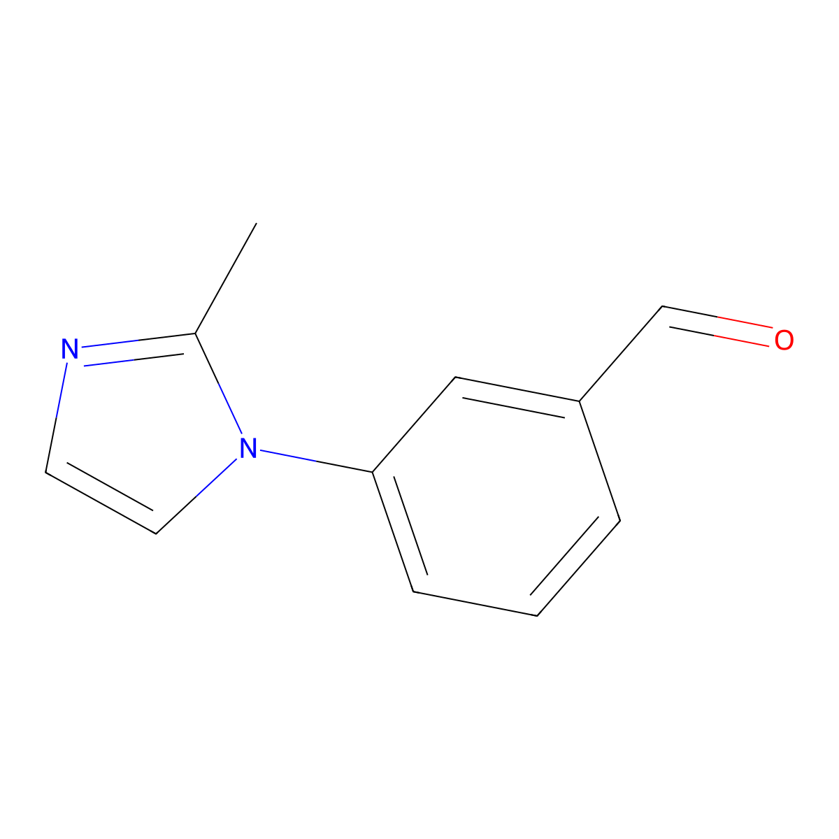 3-(2-Methyl-1H-imidazol-1-yl)benzaldehyde molecular structure, CAS 1339213-76-1