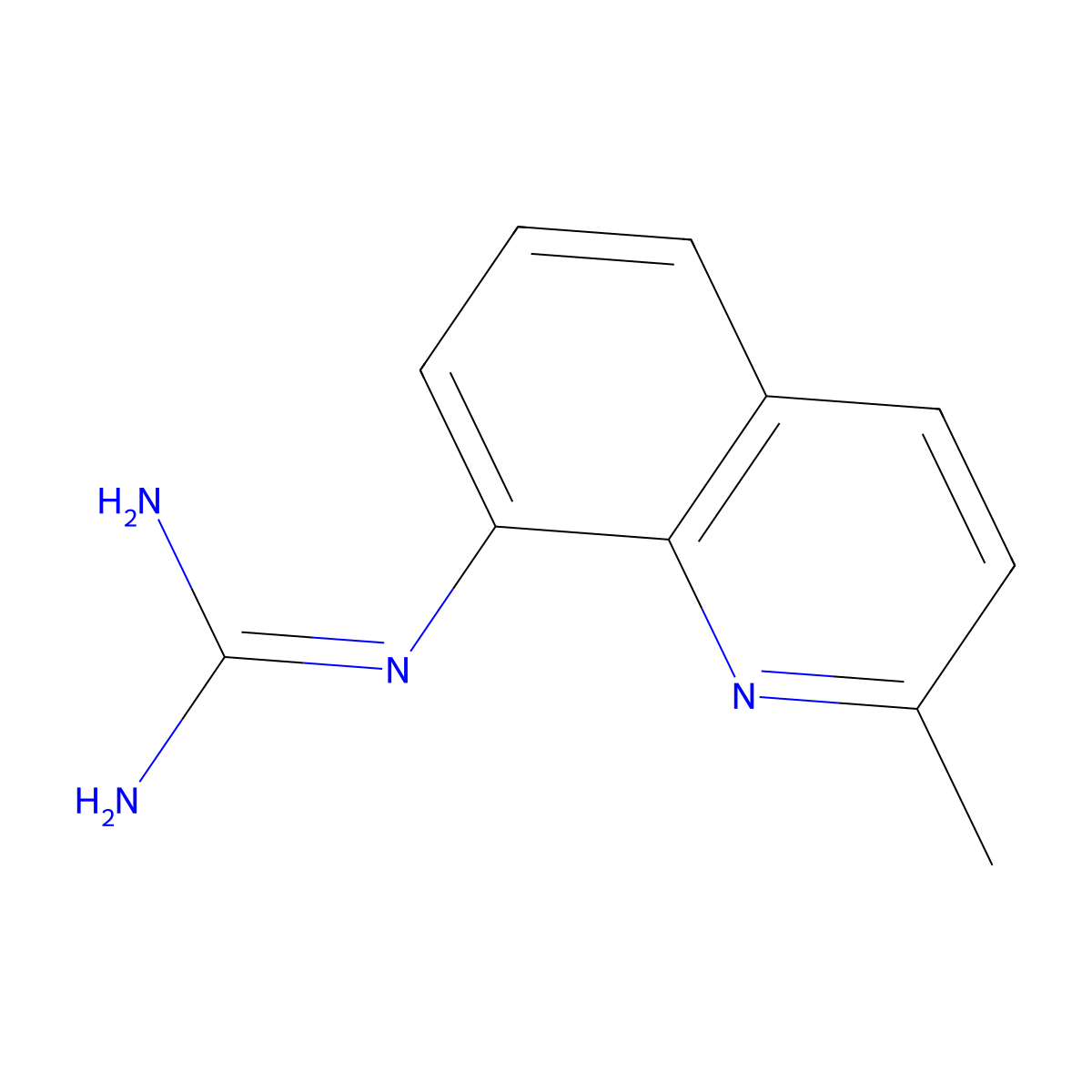 N-(2-methylquinolin-8-yl)guanidine molecular structure, CAS 1339216-97-5