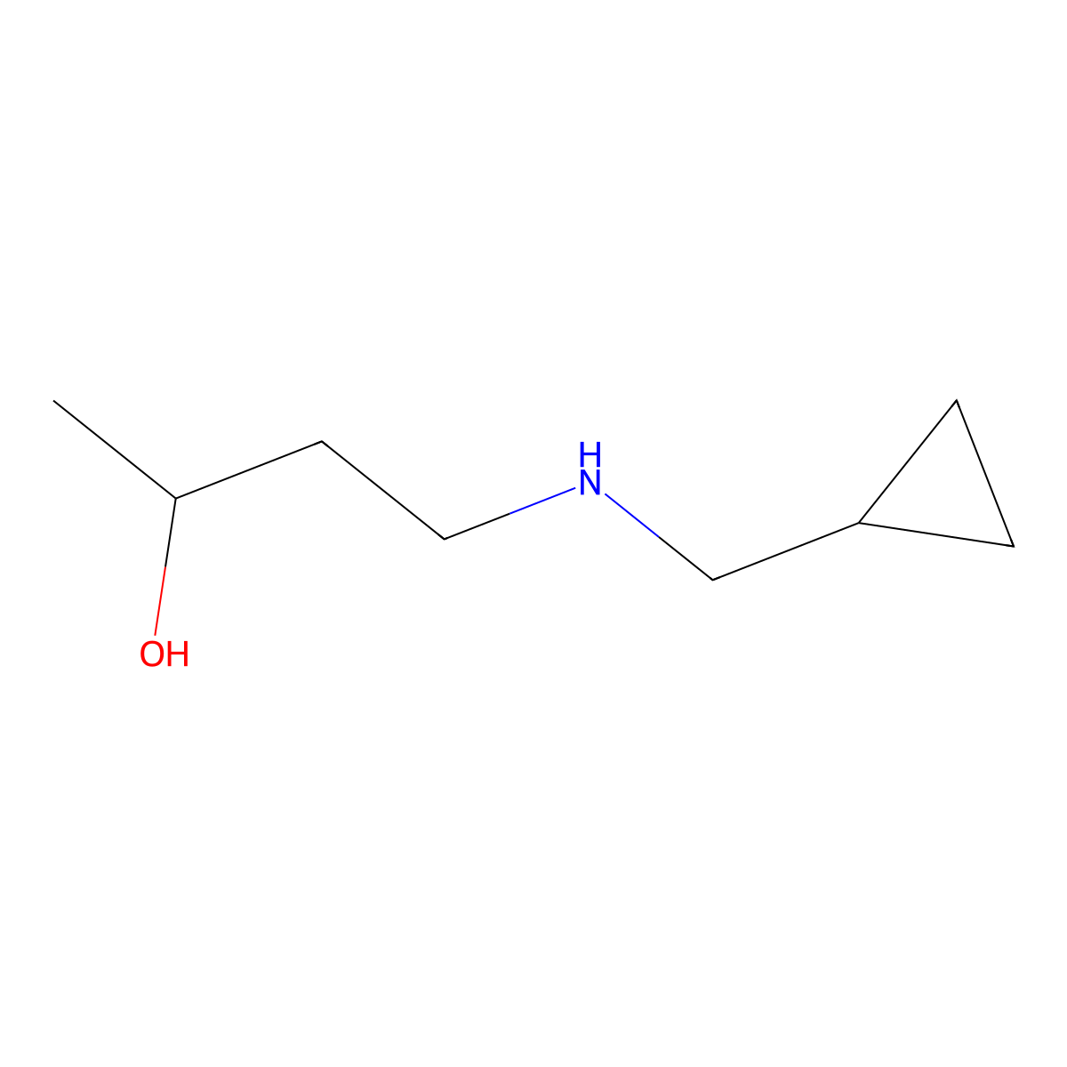 4-[(Cyclopropylmethyl)amino]butan-2-ol molecular structure, CAS 1339228-46-4