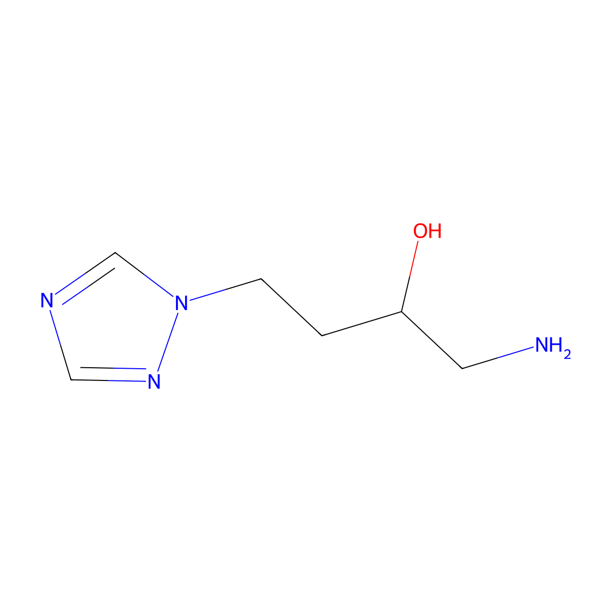 1-amino-4-(1H-1,2,4-triazol-1-yl)butan-2-ol molecular structure, CAS 1339263-38-5