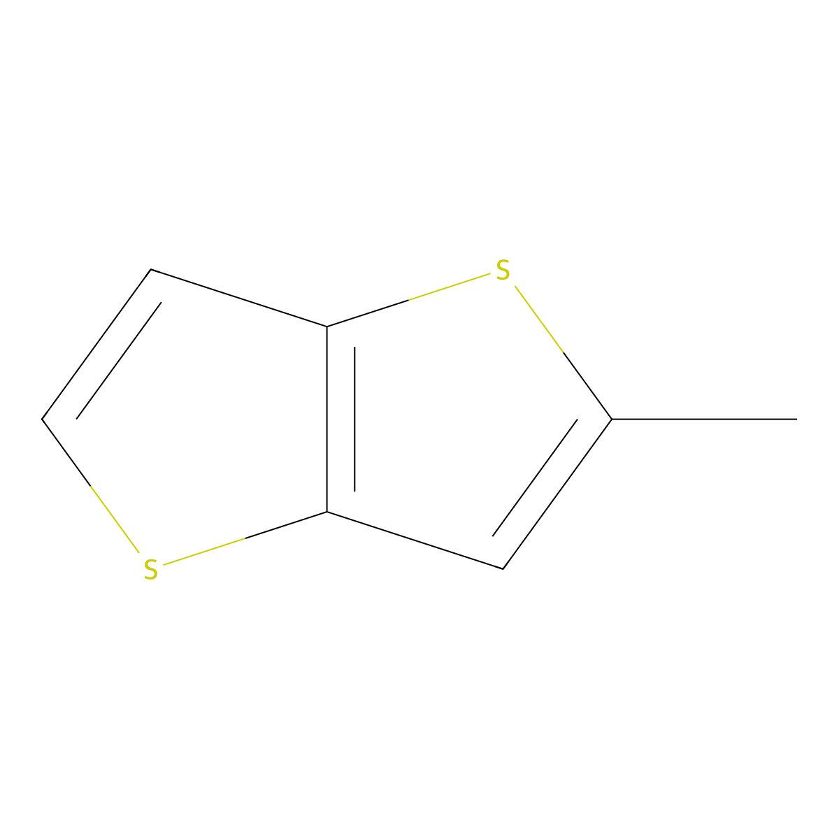 Thieno(2,3-b)thiophene, 2-methyl- molecular structure, CAS 13393-75-4