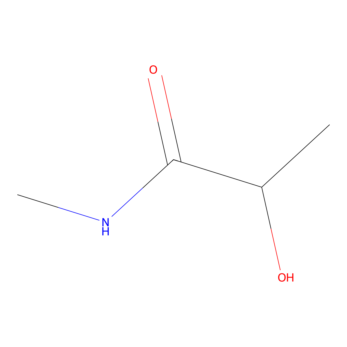 (2R)-2-hydroxy-N-methylpropanamide molecular structure, CAS 133930-09-3