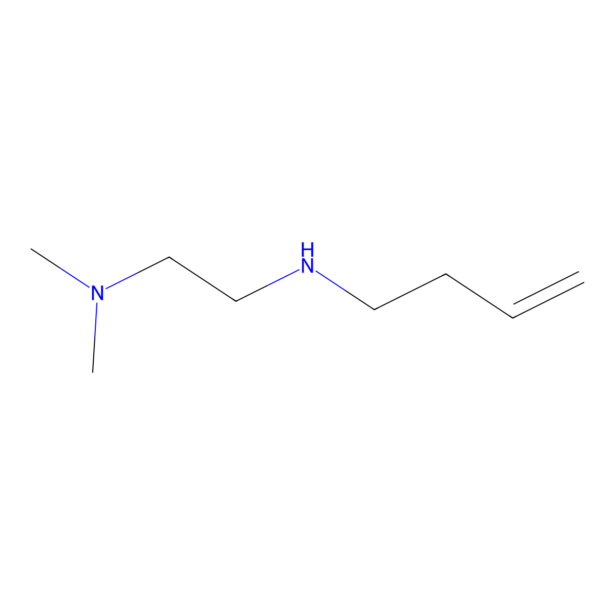 (But-3-en-1-yl)[2-(dimethylamino)ethyl]amine molecular structure, CAS 1339341-40-0