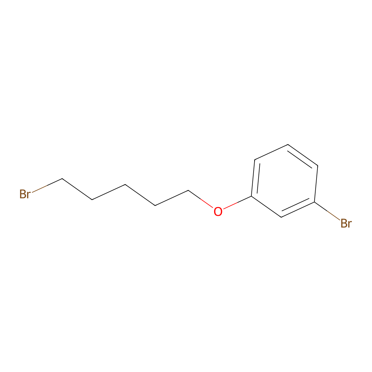 1-Bromo-3-((5-bromopentyl)oxy)benzene molecular structure, CAS 1339362-71-8