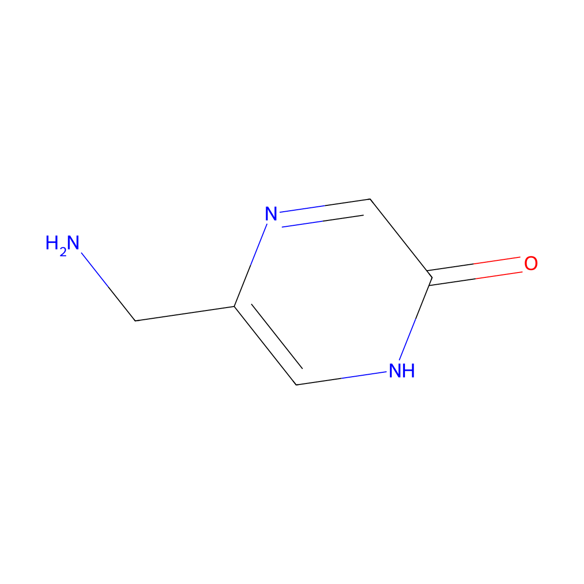 5-(Aminomethyl)pyrazin-2-ol molecular structure, CAS 1339392-82-3