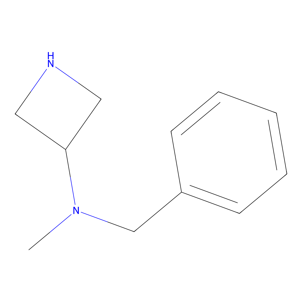 N-Benzyl-N-methylazetidin-3-amine molecular structure, CAS 1339397-77-1