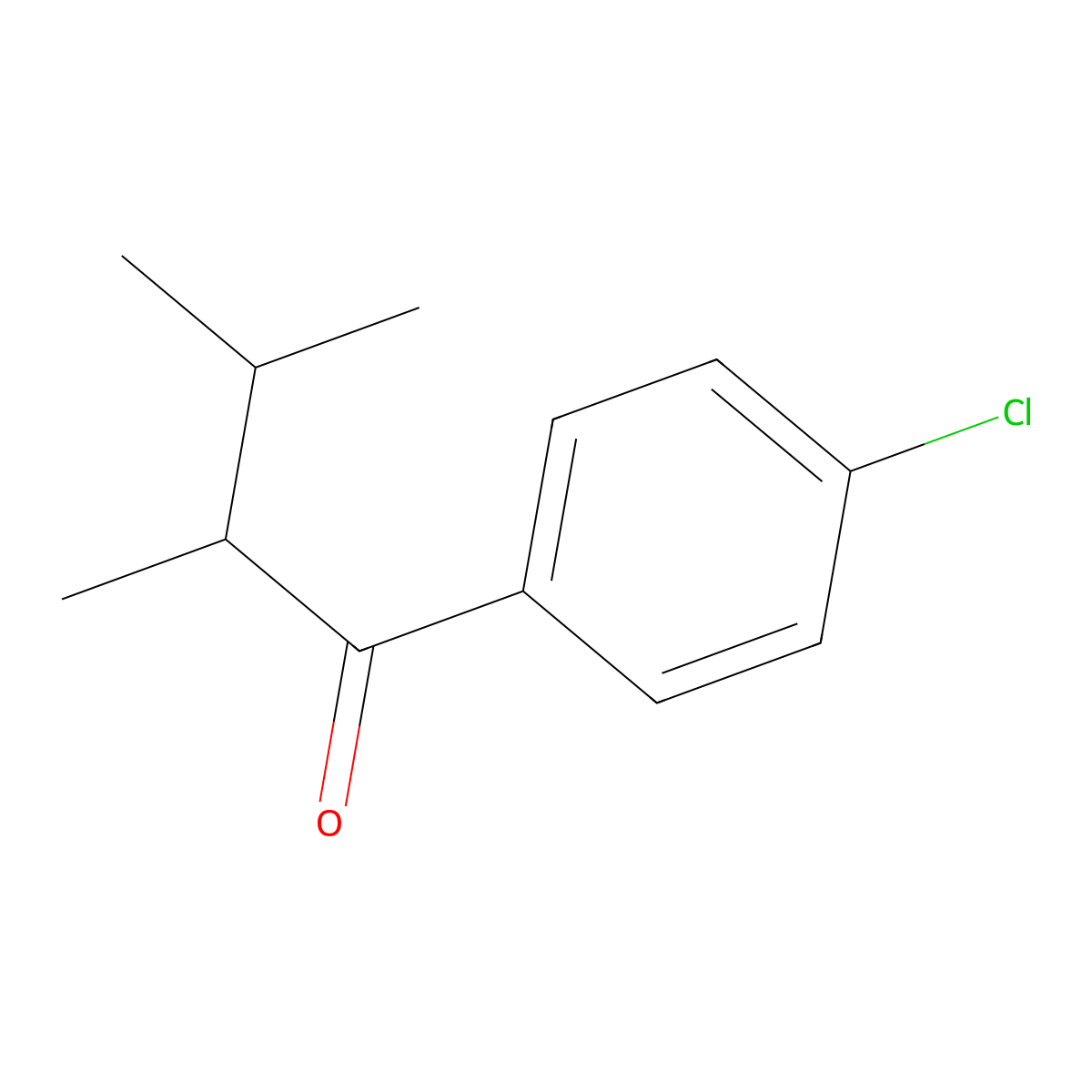 1-(4-Chlorophenyl)-2,3-dimethylbutan-1-one molecular structure, CAS 1339409-56-1