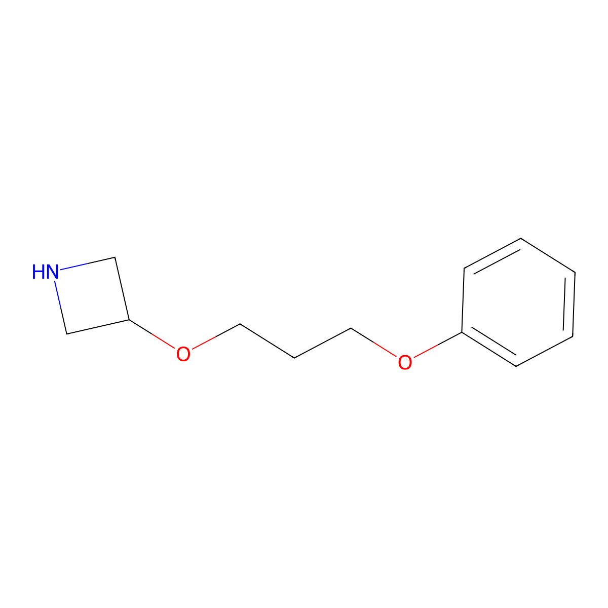 3-(3-Phenoxypropoxy)azetidine molecular structure, CAS 1339412-77-9