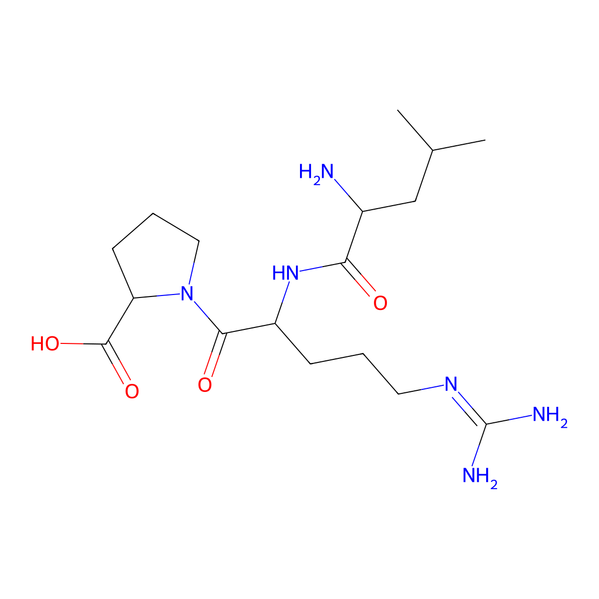 H-Leu-arg-pro-OH molecular structure, CAS 133943-59-6