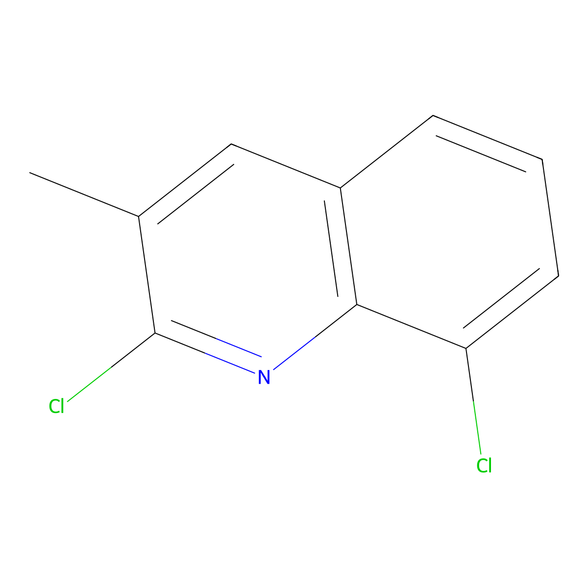2,8-Dichloro-3-methylquinoline molecular structure, CAS 1339432-40-4