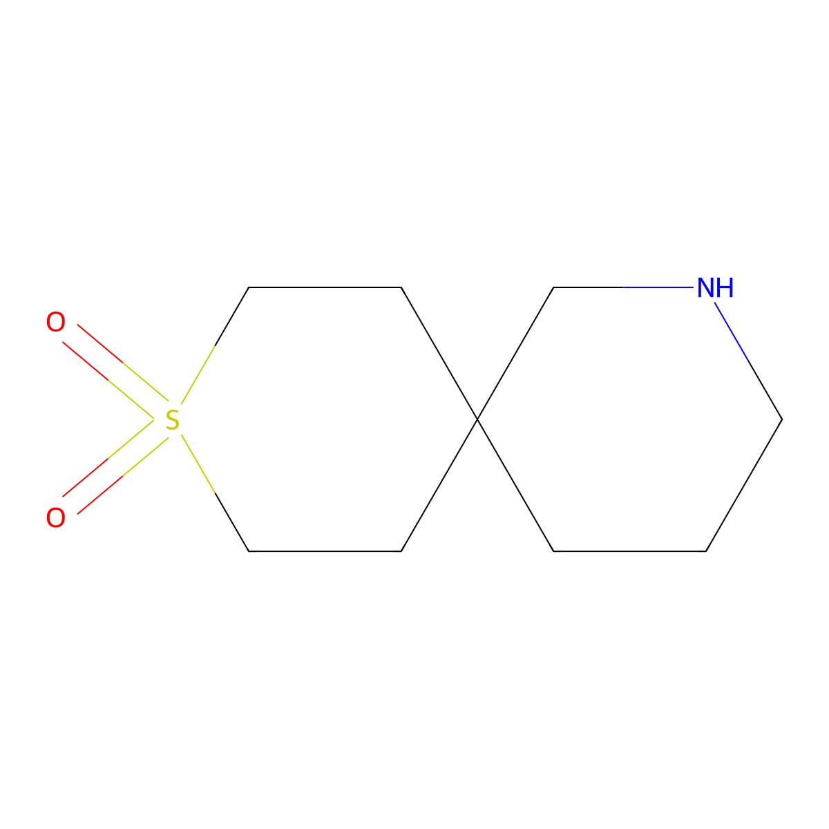 9-Thia-2-azaspiro[5.5]undecane 9,9-dioxide molecular structure, CAS 1339464-11-7