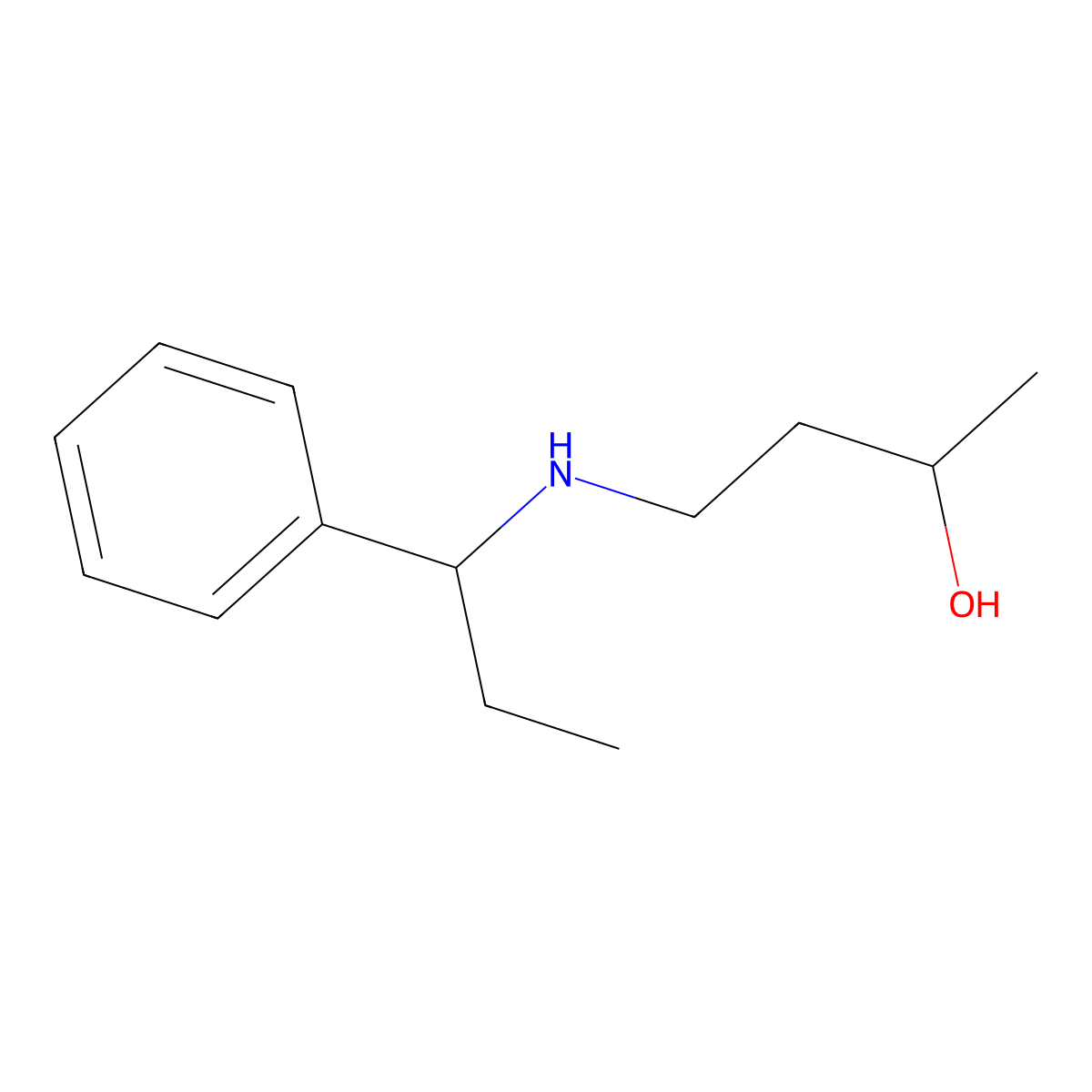 4-[(1-Phenylpropyl)amino]butan-2-ol molecular structure, CAS 1339498-12-2