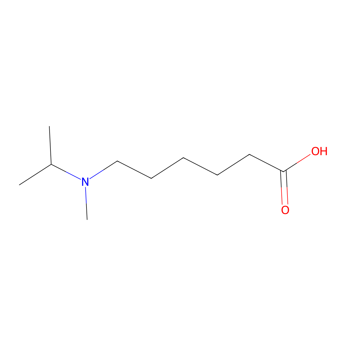 6-[Methyl(propan-2-yl)amino]hexanoic acid molecular structure, CAS 1339510-29-0