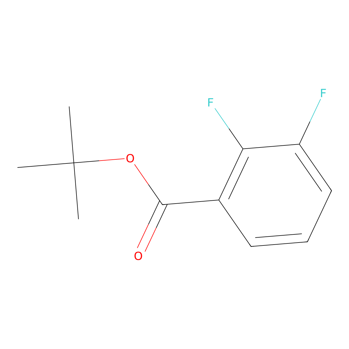 Tert-butyl 2,3-difluorobenzoate molecular structure, CAS 1339524-27-4