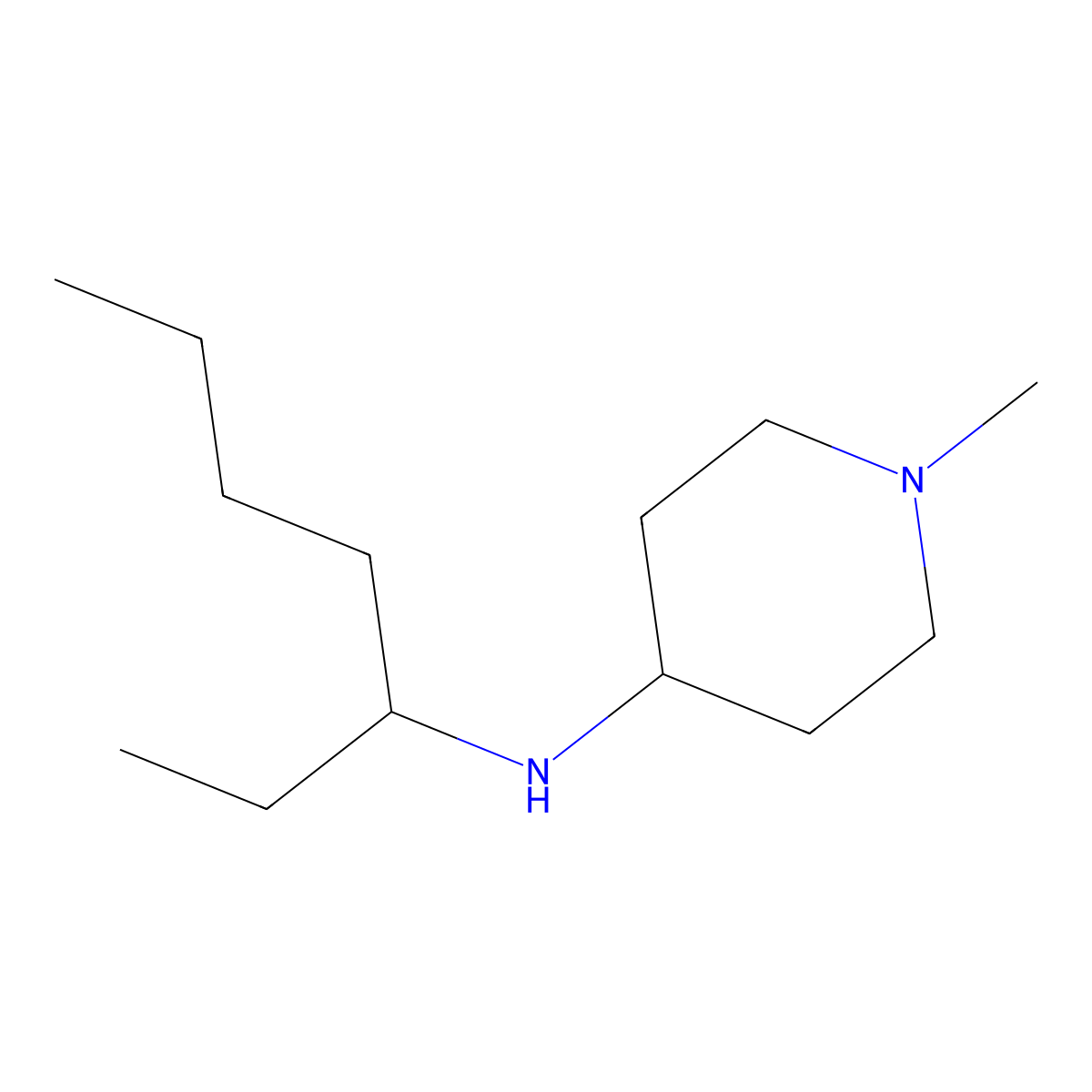 N-(Heptan-3-yl)-1-methylpiperidin-4-amine molecular structure, CAS 1339529-74-6