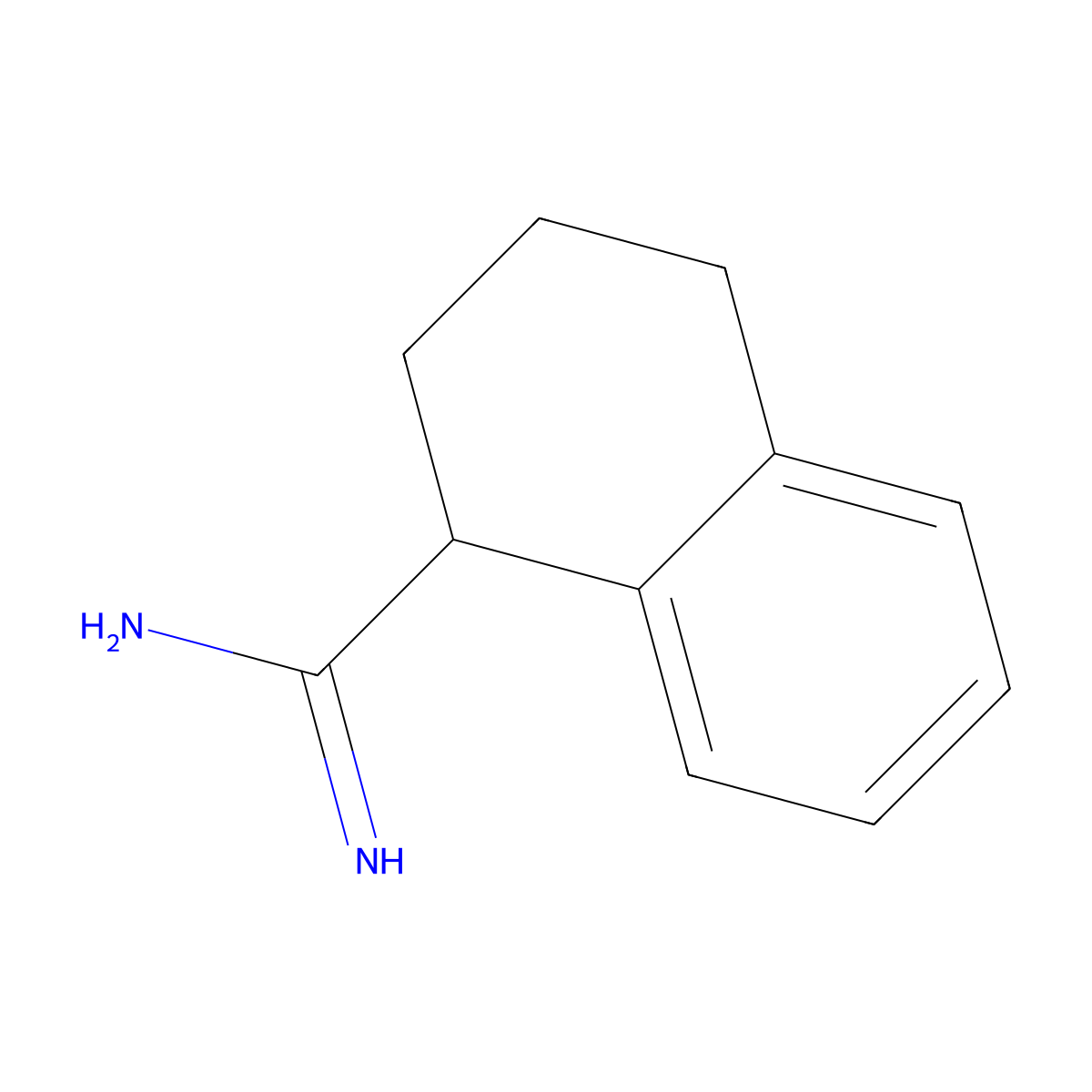 1,2,3,4-Tetrahydronaphthalene-1-carboximidamide molecular structure, CAS 1339547-74-8
