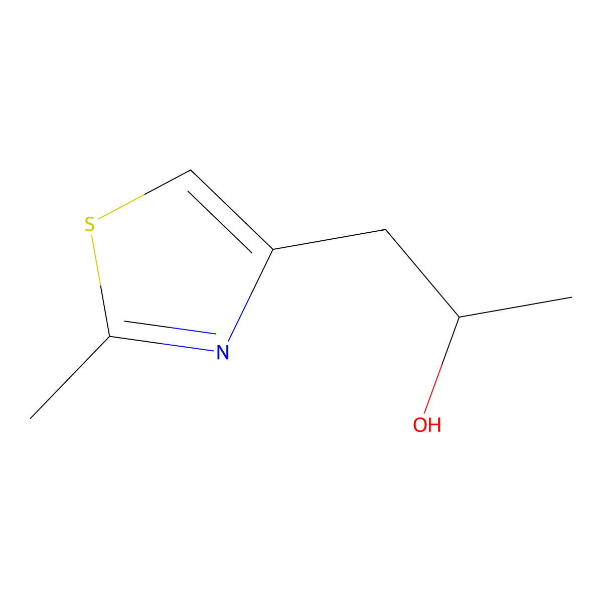 1-(2-Methyl-1,3-thiazol-4-yl)propan-2-ol molecular structure, CAS 1339575-24-4