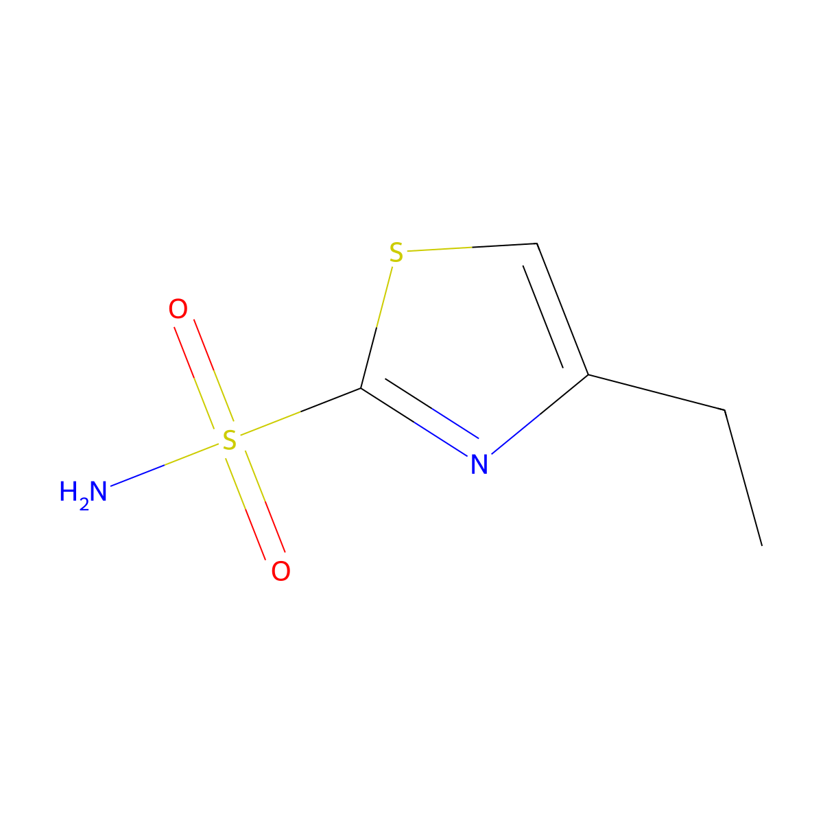 4-Ethyl-1,3-thiazole-2-sulfonamide molecular structure, CAS 1339576-21-4