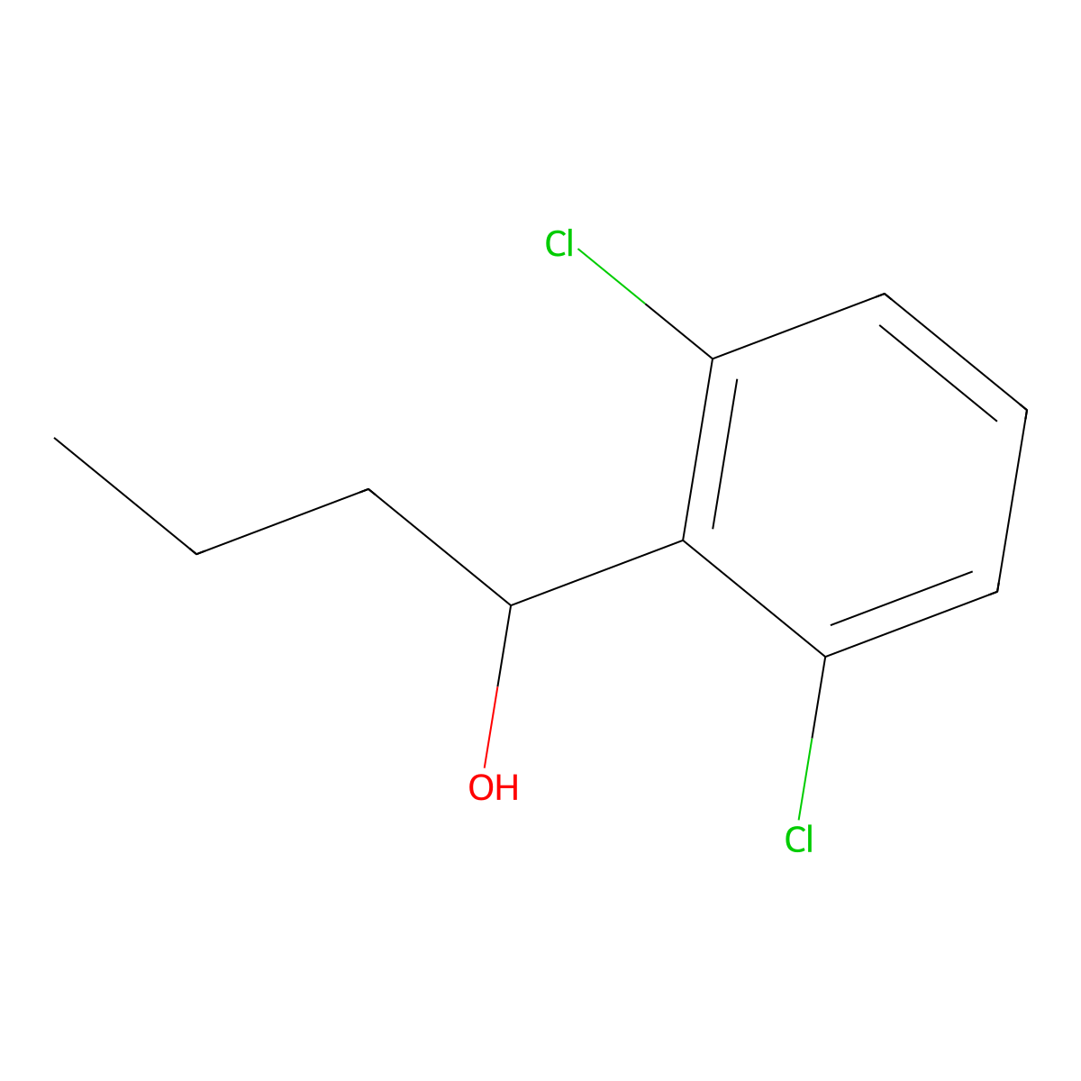 2,6-Dichloro-alpha-propylbenZenemethanol molecular structure, CAS 1339578-67-4