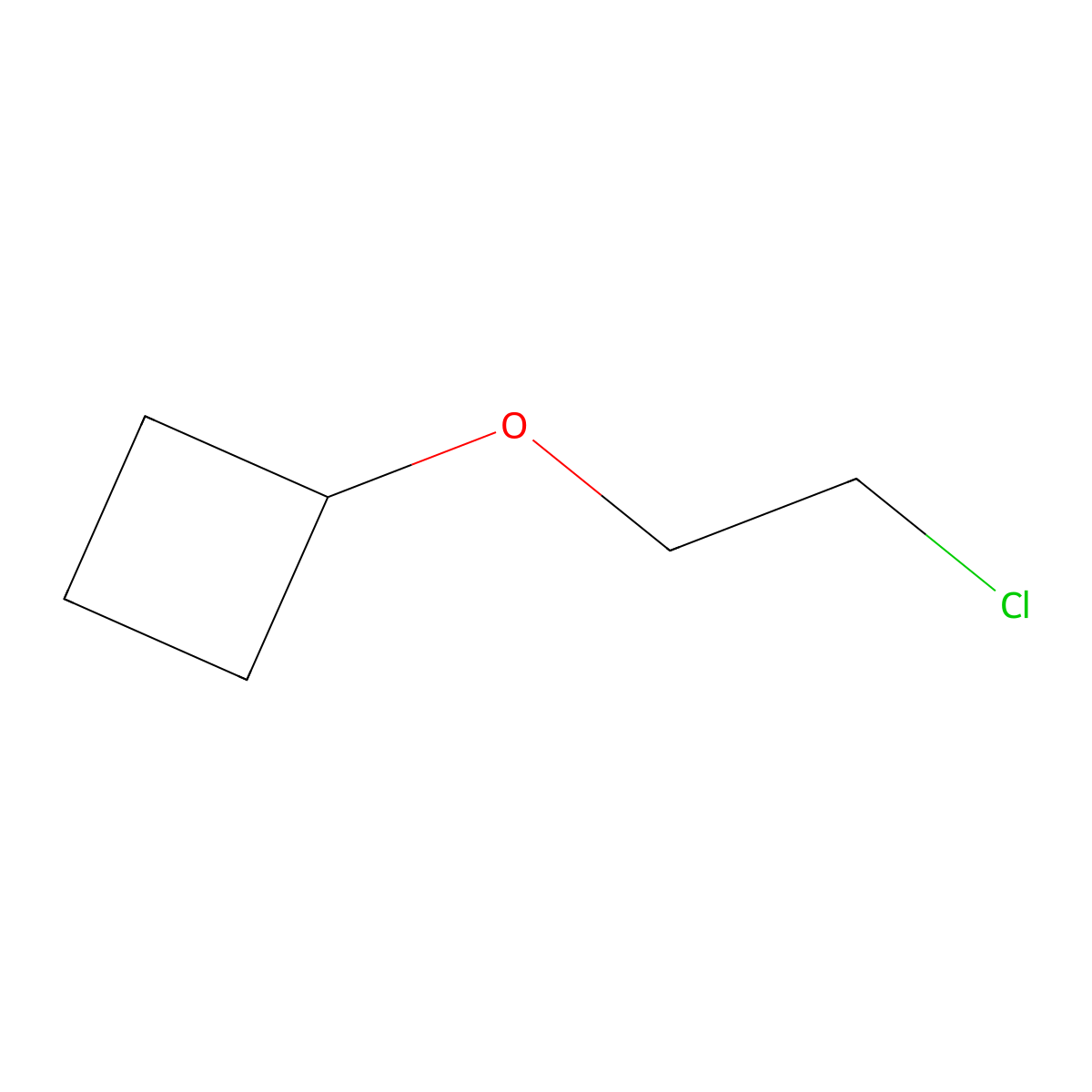 (2-Chloroethoxy)cyclobutane molecular structure, CAS 1339581-77-9