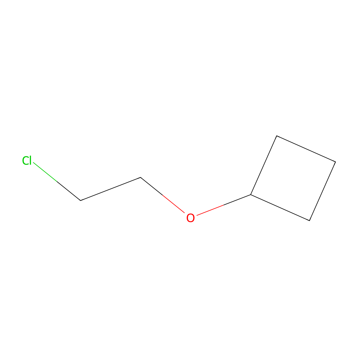 (2-Chloroethoxy)cyclobutane molecular structure, CAS 1339581-77-9