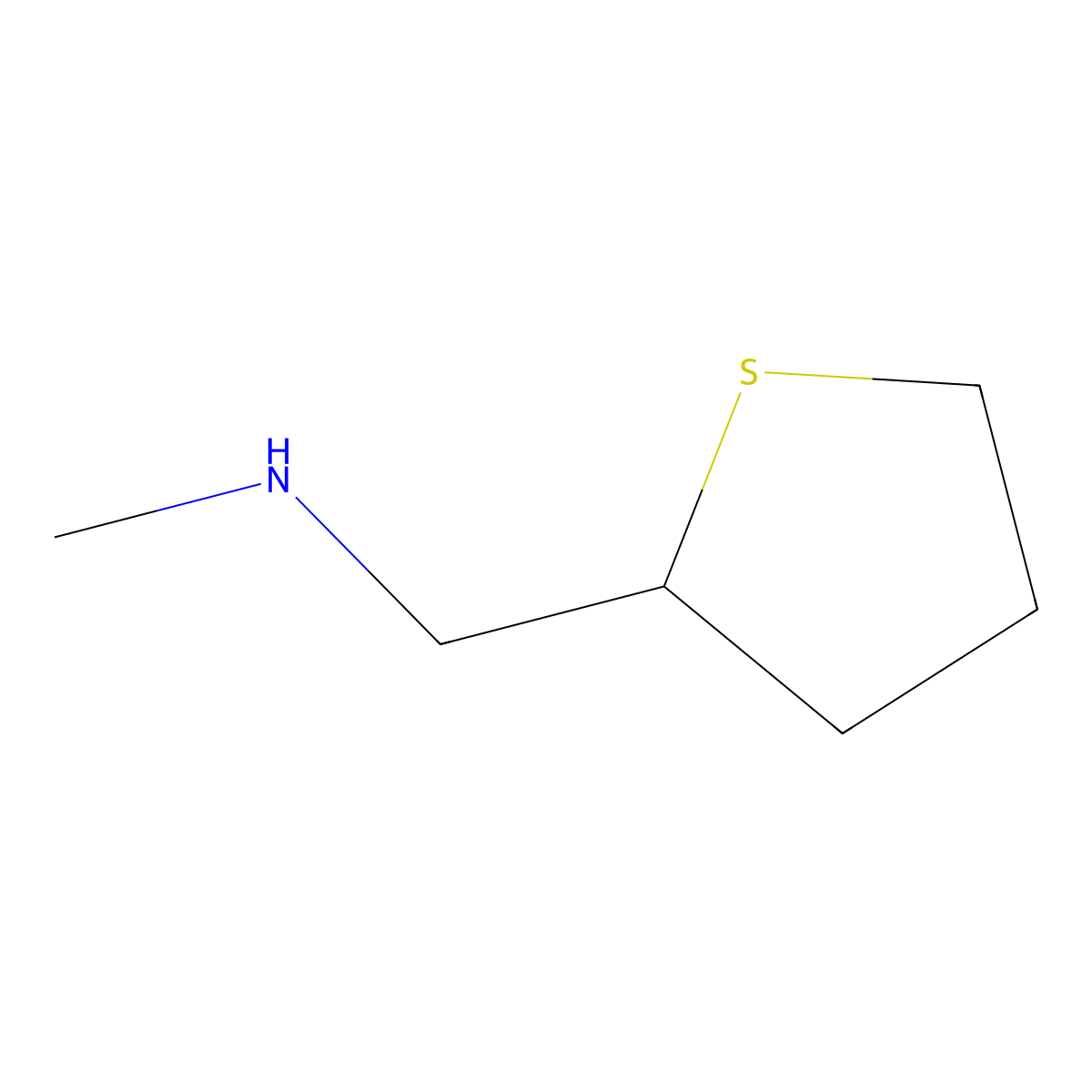Methyl[(thiolan-2-yl)methyl]amine molecular structure, CAS 1339646-28-4