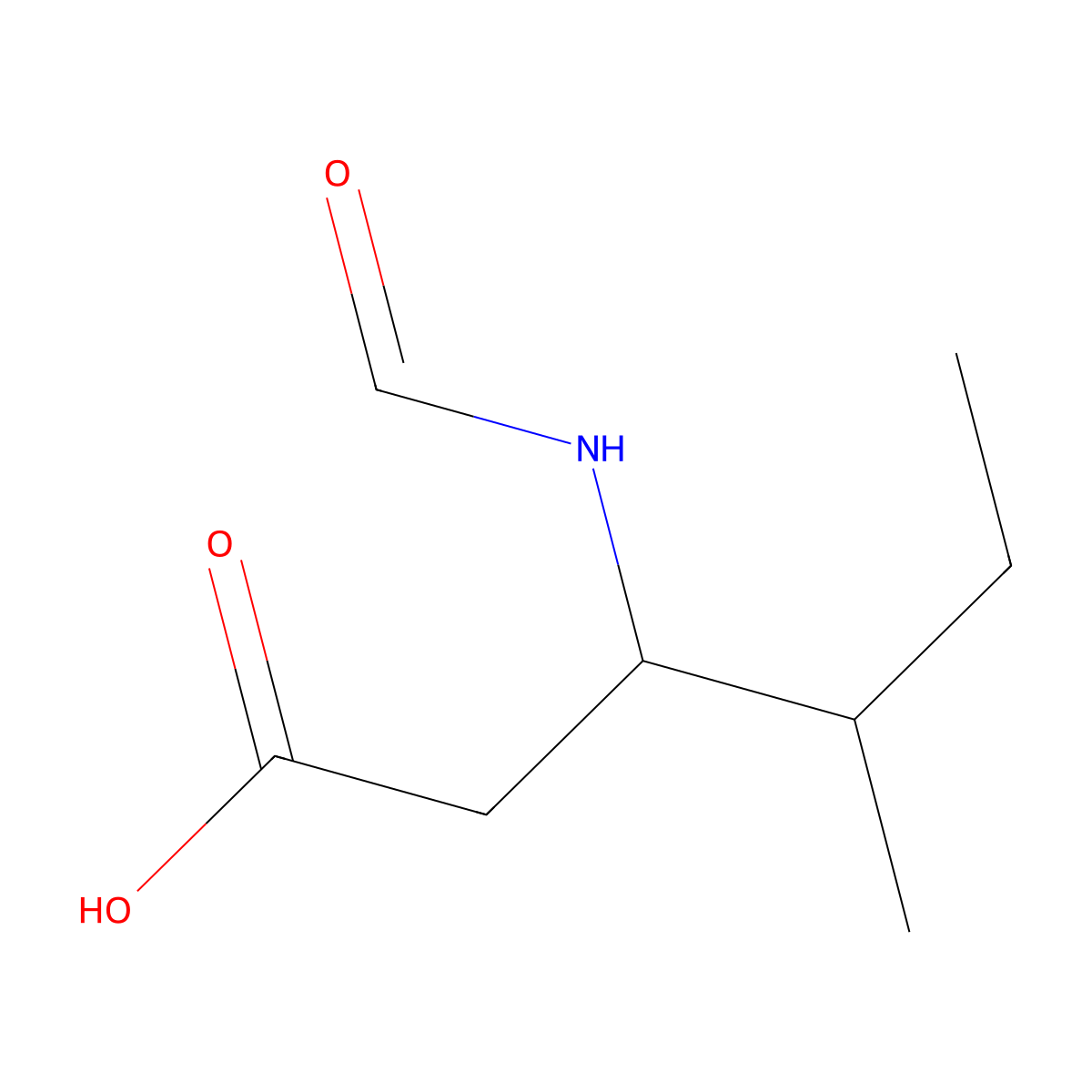 3-Formamido-4-methylhexanoic acid molecular structure, CAS 1339663-02-3