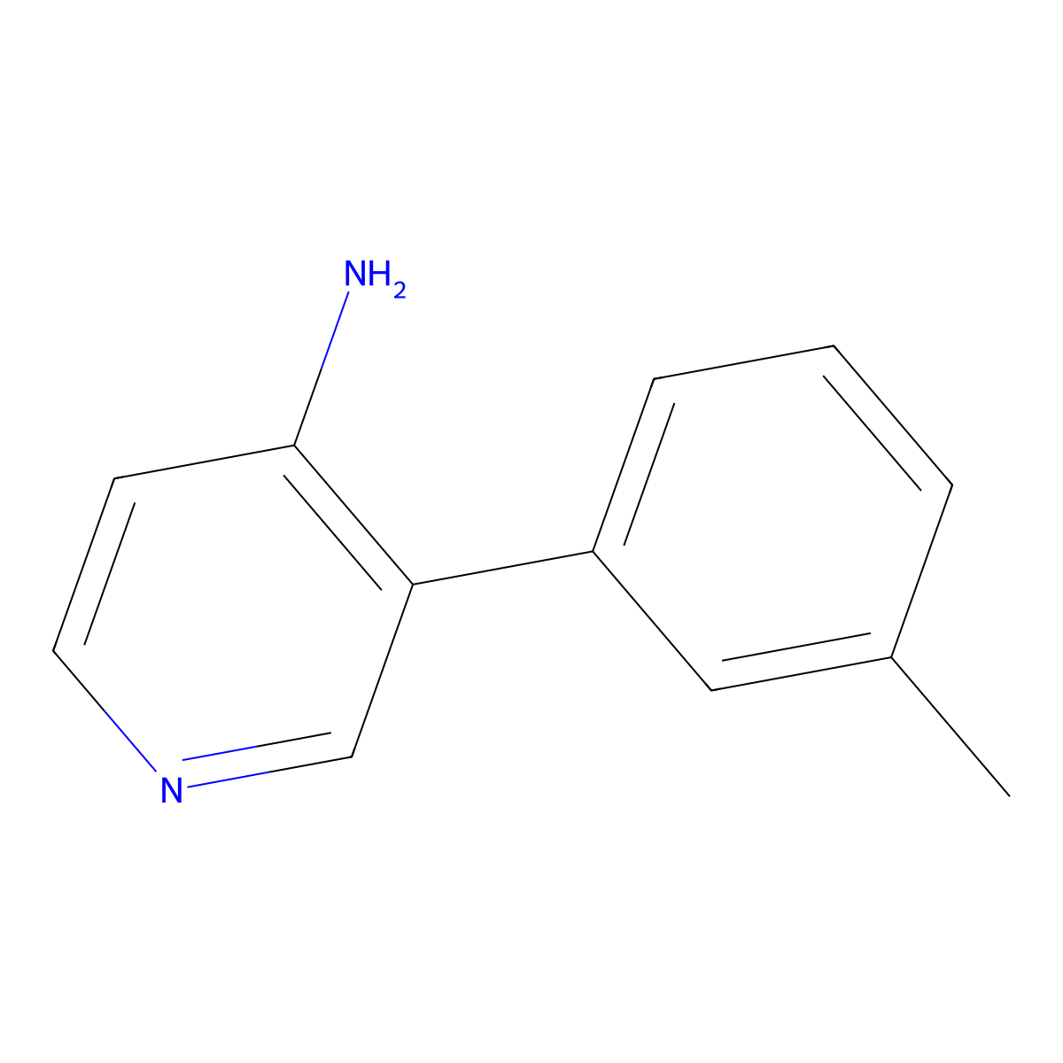 3-(M-tolyl)pyridin-4-amine molecular structure, CAS 1339667-18-3
