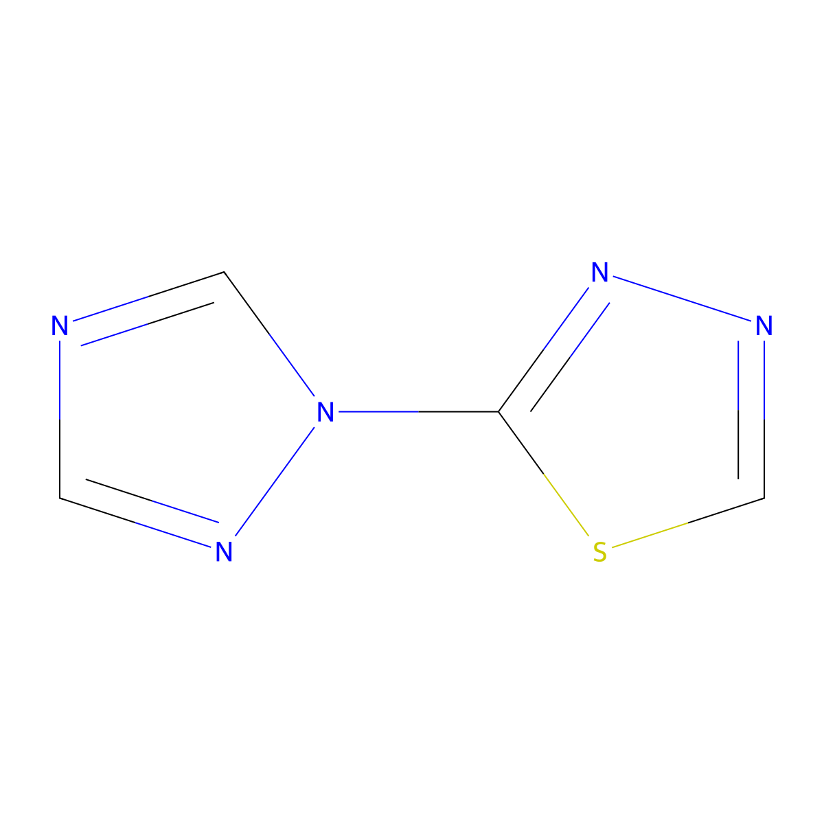 2-(1H-1,2,4-triazol-1-yl)-1,3,4-thiadiazole molecular structure, CAS 1339671-95-2