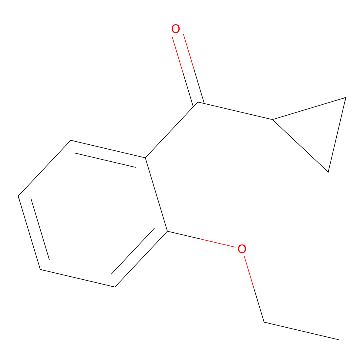 Cyclopropyl(2-ethoxyphenyl)methanone molecular structure, CAS 1339680-00-0
