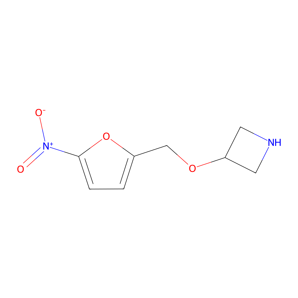 3-((5-Nitrofuran-2-yl)methoxy)azetidine molecular structure, CAS 1339697-57-2